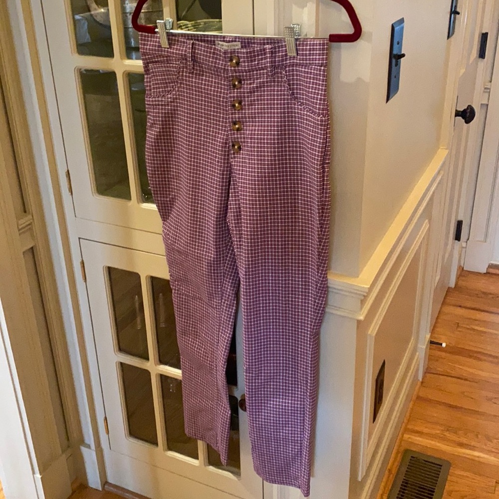 Urban outfitters plaid stretch pants